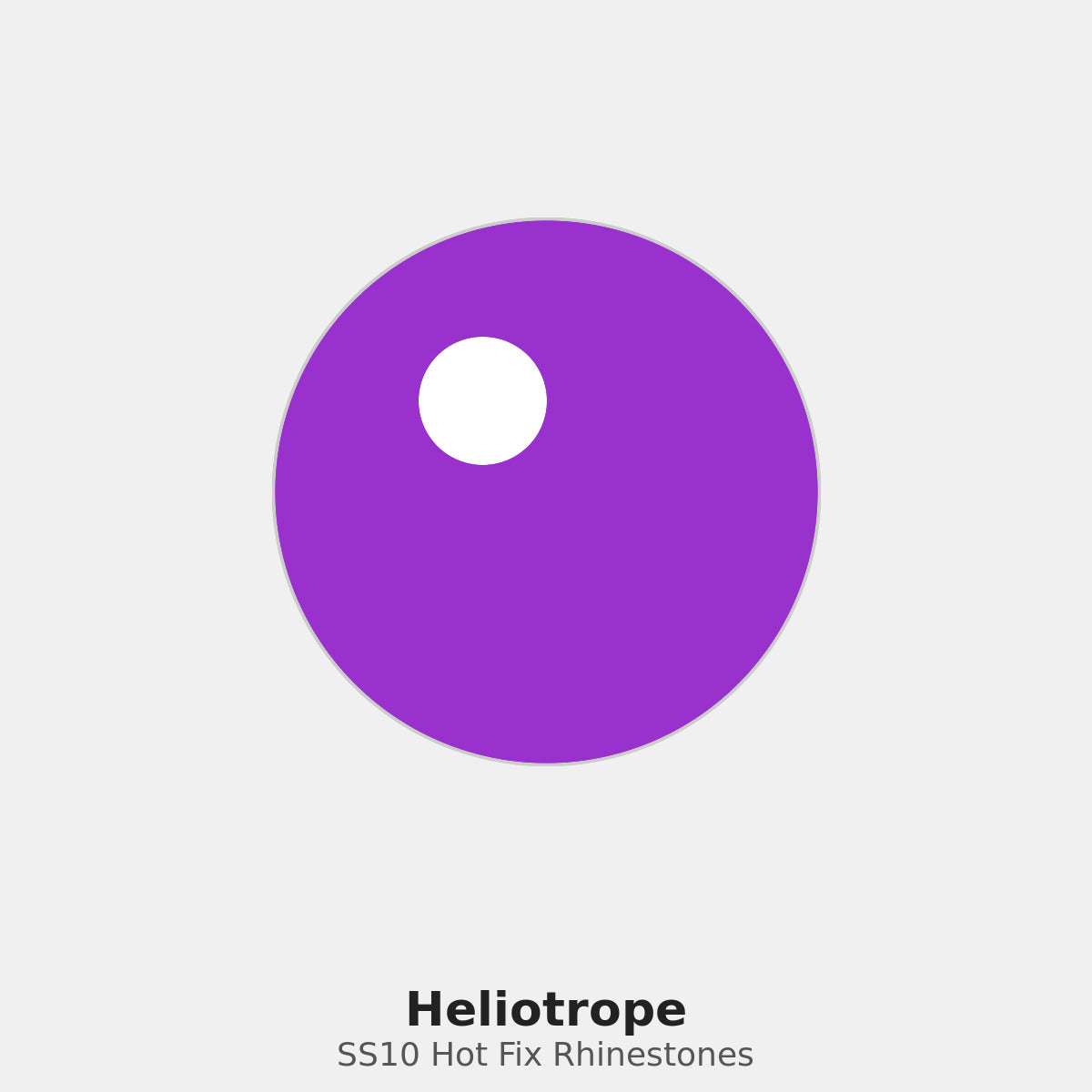Heliotrope SS10 Hot Fix Rhinestones