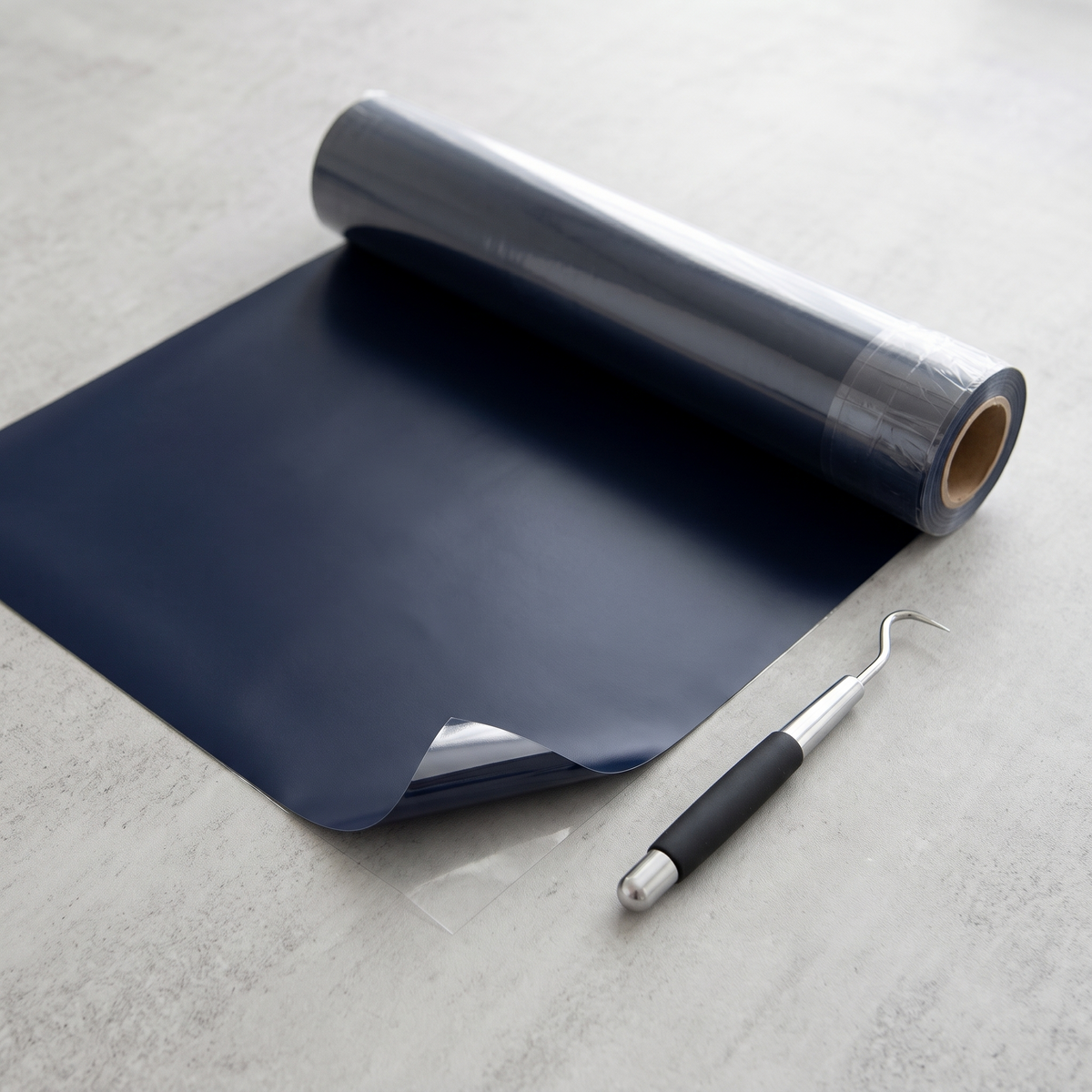 Navy Blue Smooth HTV roll
