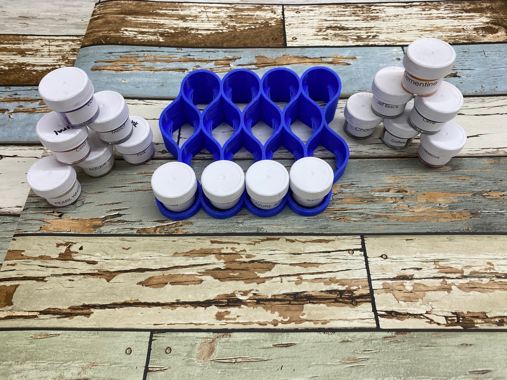 Micas and a tray