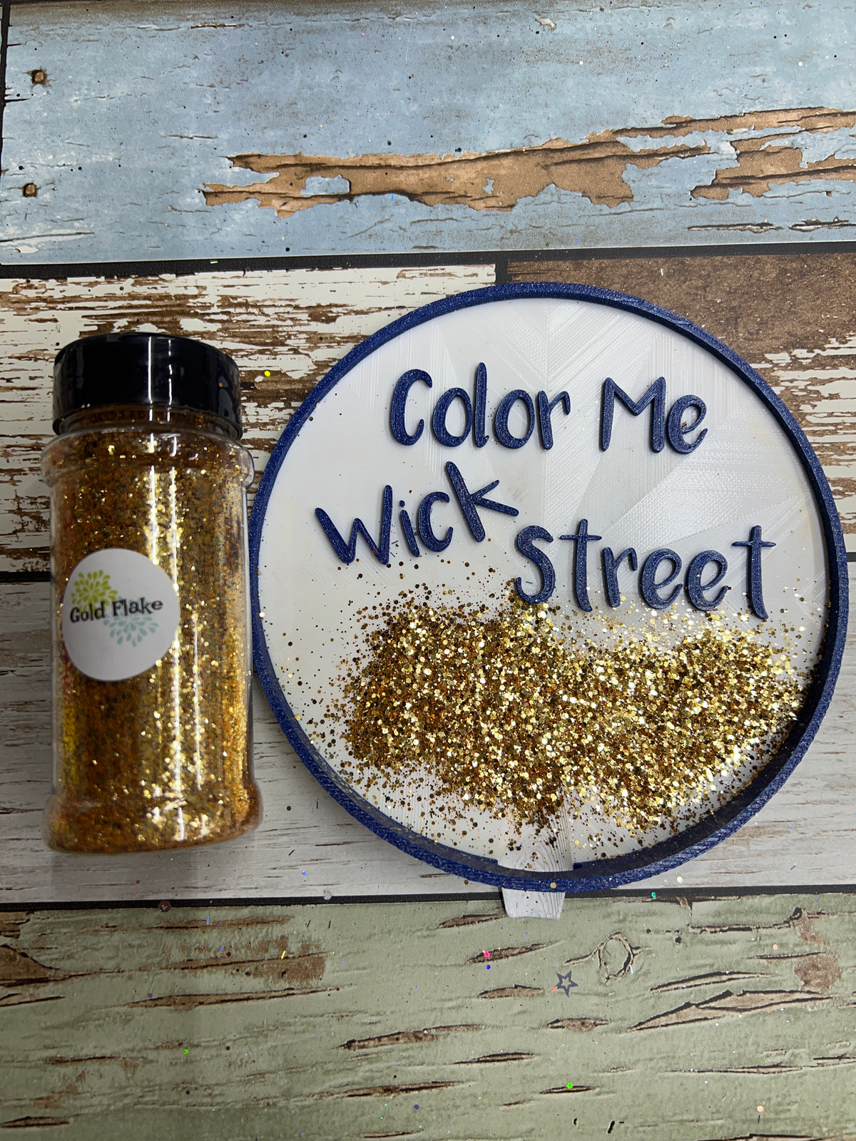 Gold Flake Chunky Glitter