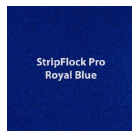 Royal Blue StripFlock HTV