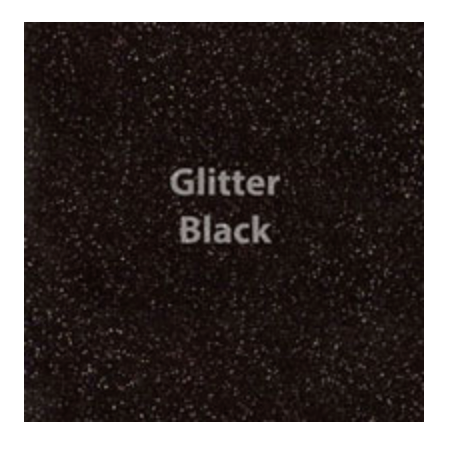 Black Glitter HTV