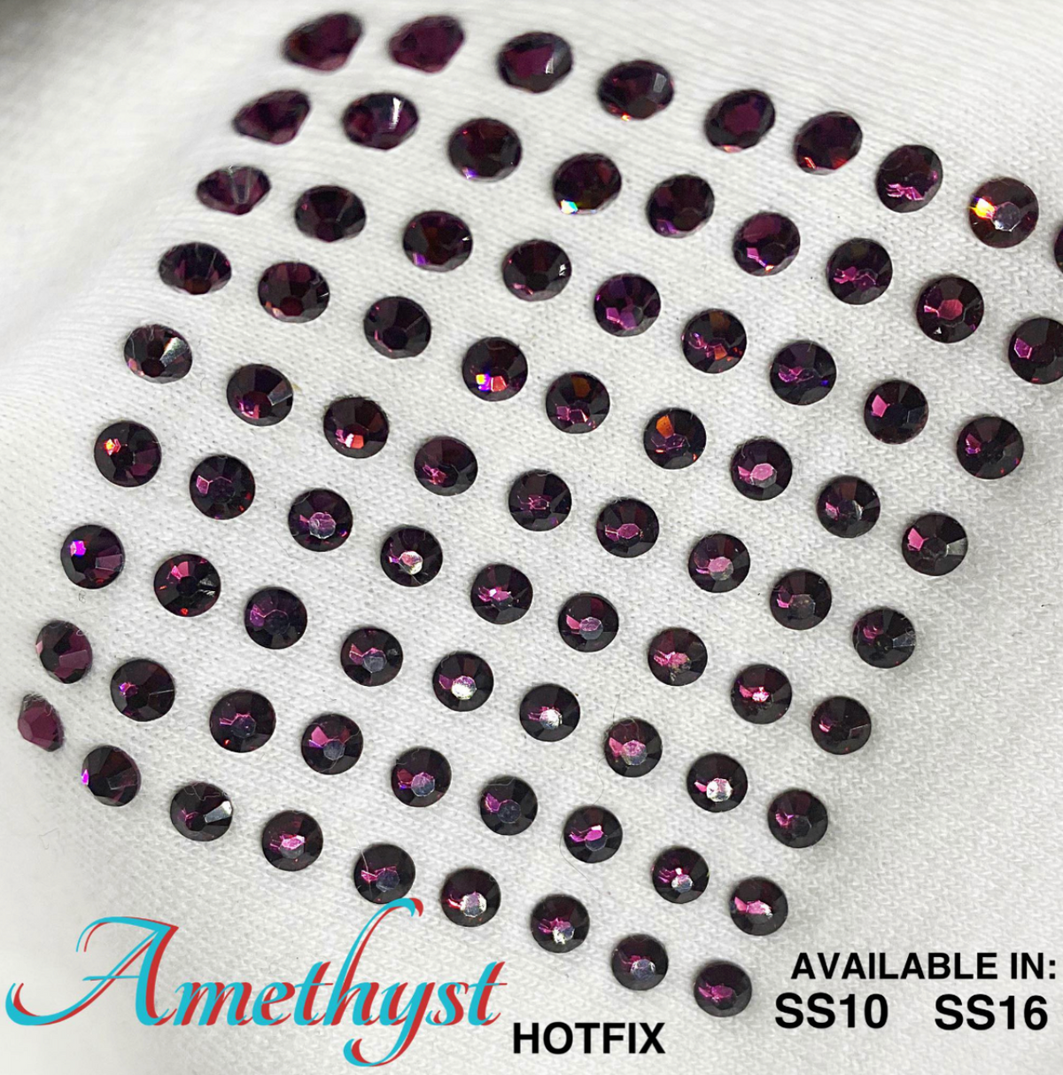Amethyst Hot Fix Rhinestones
