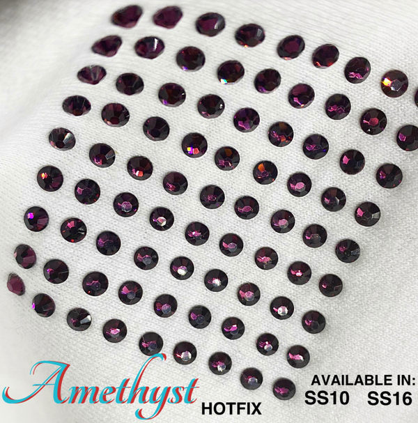 Amethyst Hot Fix Rhinestones