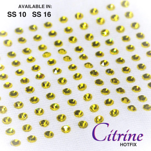 Citrine Hot Fix Rhinestones