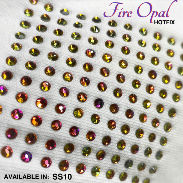 Fire Opal Hot Fix Rhinestones