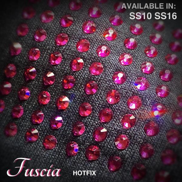 Fuchsia Hot Fix Rhinestones