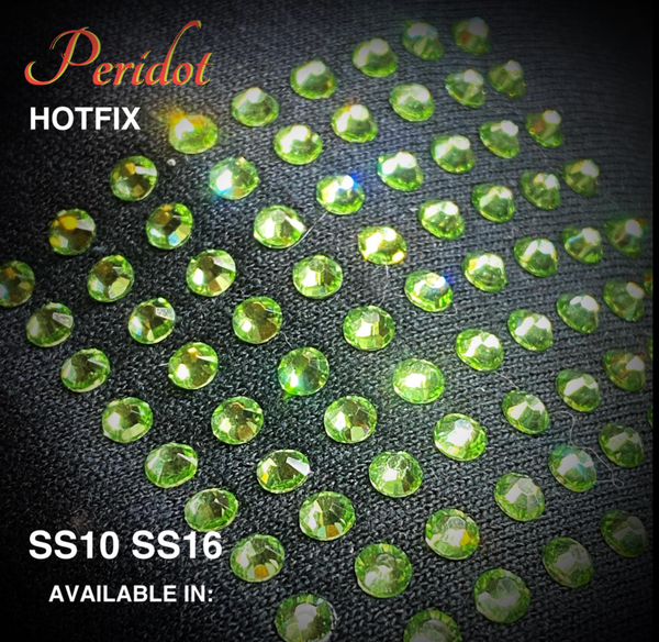 Peridot Hot Fix Rhinestones