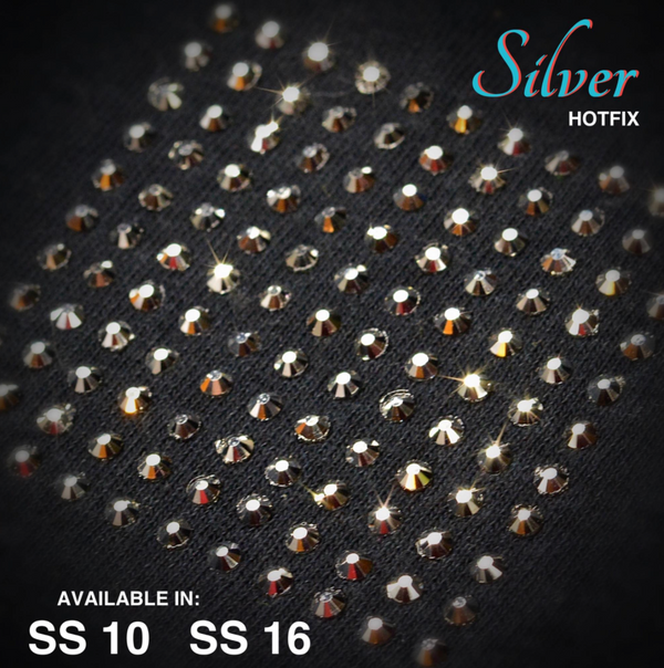 Silver Hot Fix Rhinestones