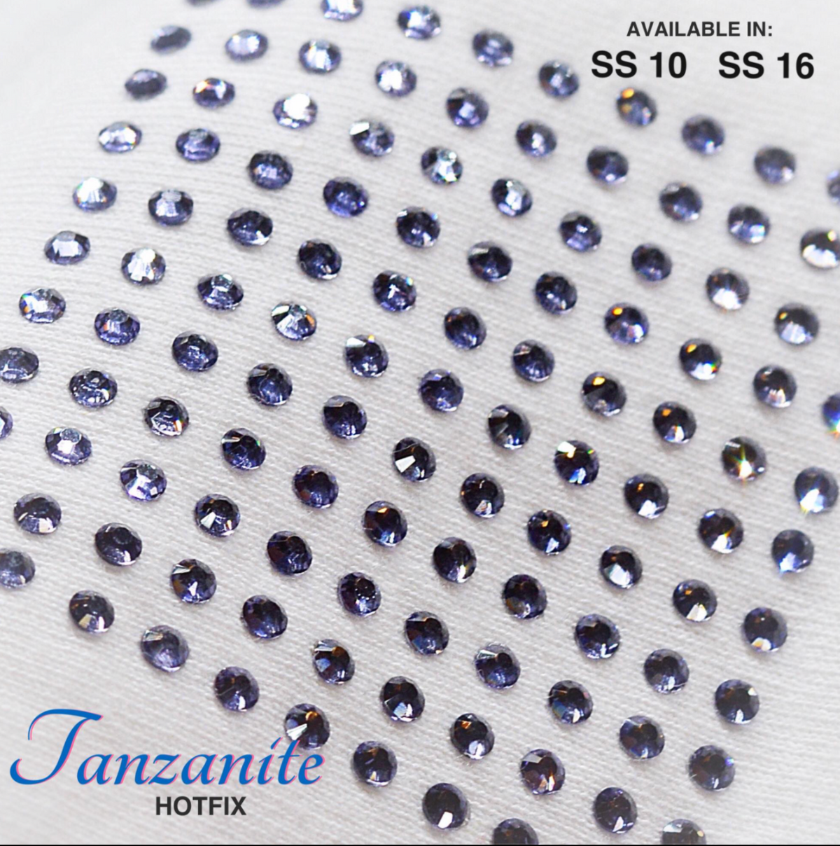 Tanzanite Hot Fix Rhinestones