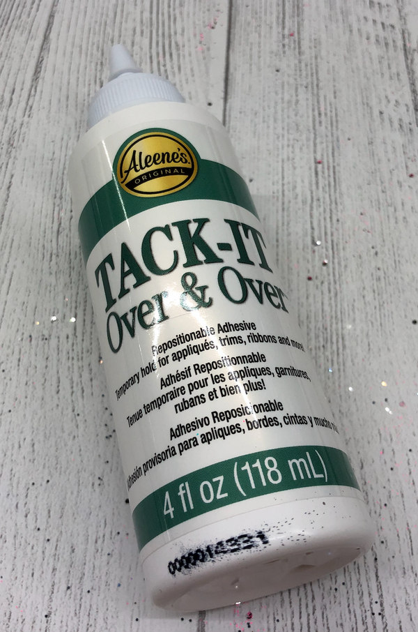Tack it over and over glue