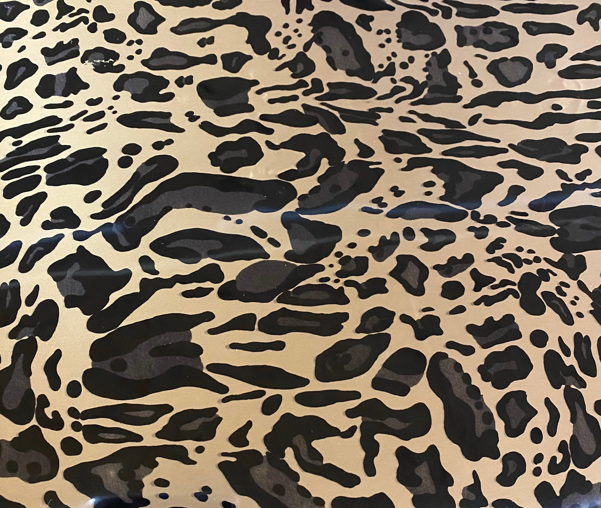 Metallic Cheetah HTV