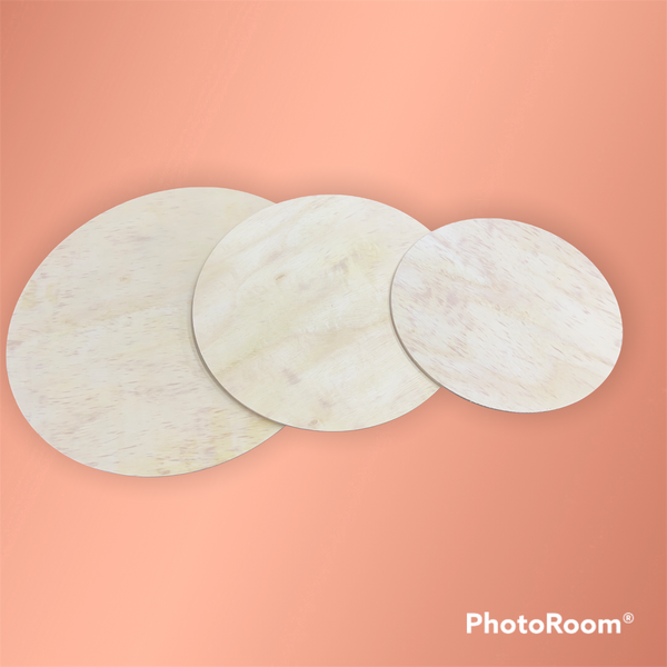 Unfinished Plywood Round Circle Blanks