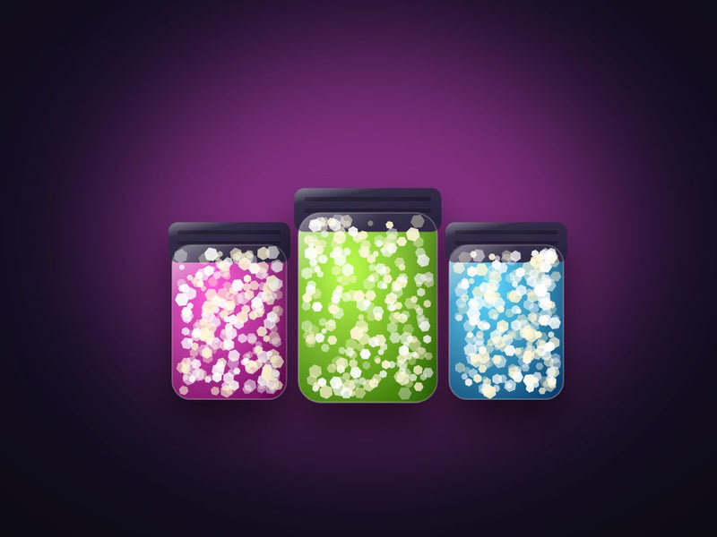 Chunky glitter shakers