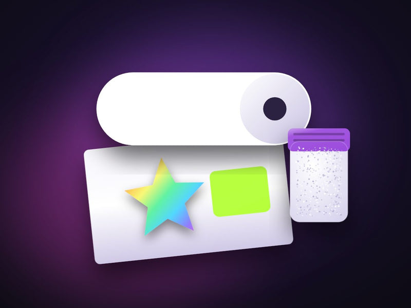 DTF supplies — transfer film roll and hot melt adhesive powder