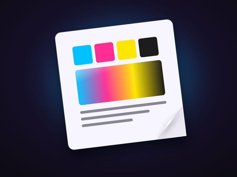 Printable inkjet vinyl sheet with a full-color print