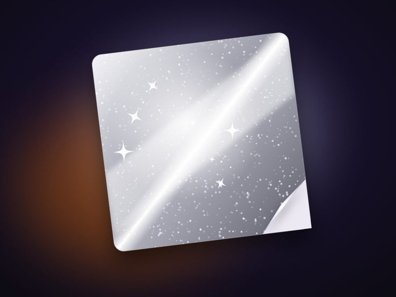 Reflective adhesive sign vinyl