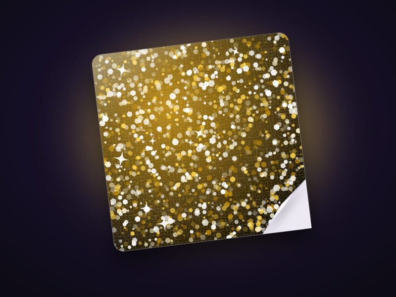 Glitter heat transfer vinyl sheet