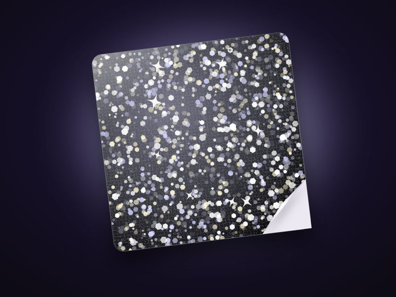 Twinkle glitter reflective heat transfer vinyl
