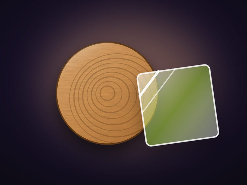 Wood round and acrylic blanks