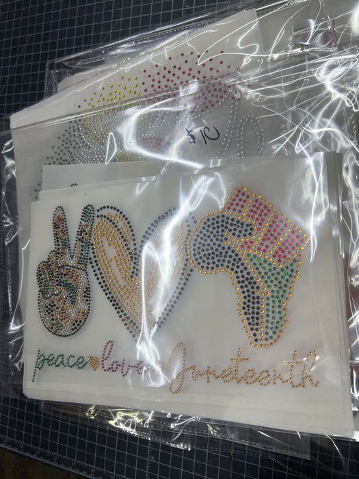 Rhinestone Transfers