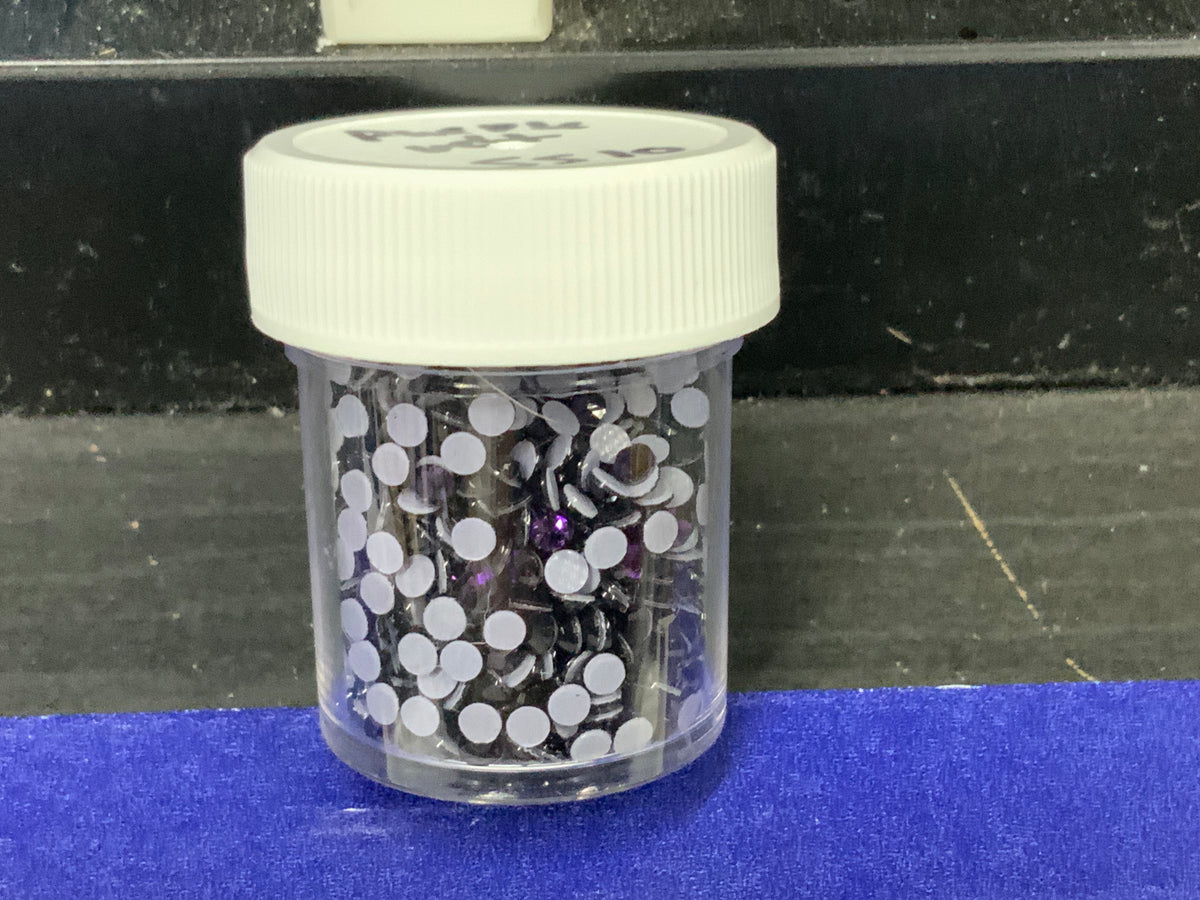 Purple Velt HOT FIX stones