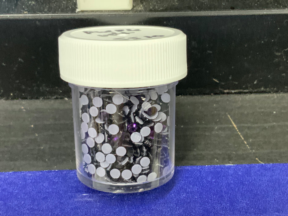 Purple Velt HOT FIX stones