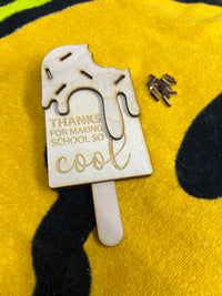 Teacher Appreciation Gift Card Holder - Laser cut and engraved