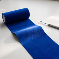 Roll of royal blue flock heat transfer vinyl