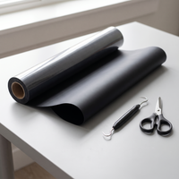 Roll of black stretch heat transfer vinyl