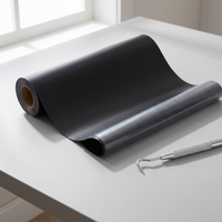 Roll of black smooth heat transfer vinyl