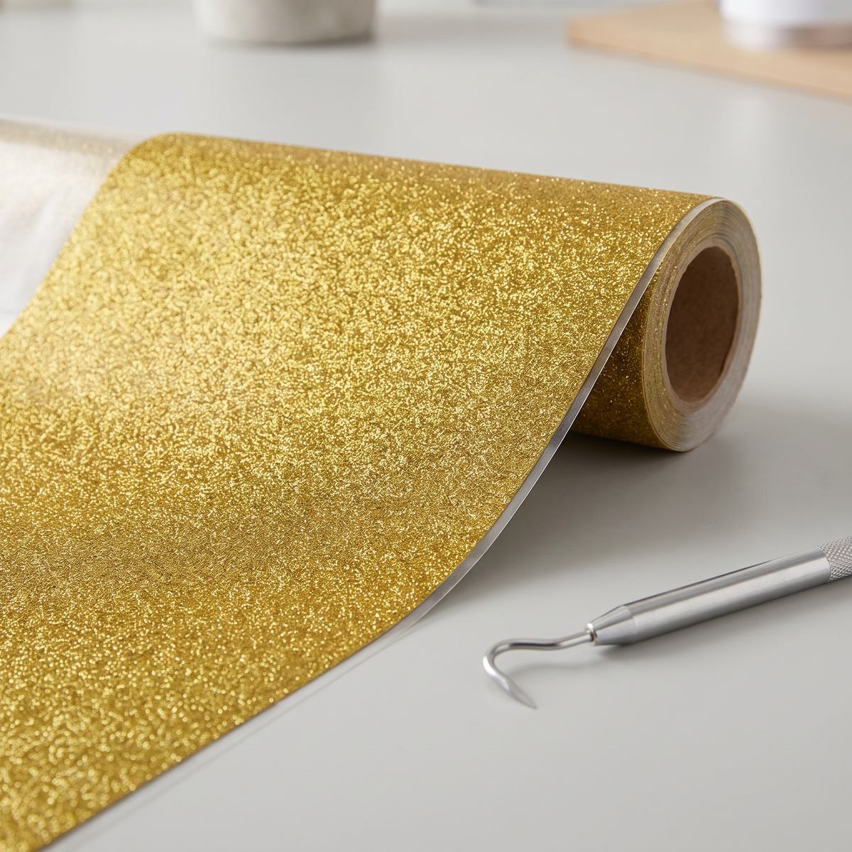 Gold Glitter HTV roll