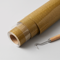 Old Gold Glitter HTV roll