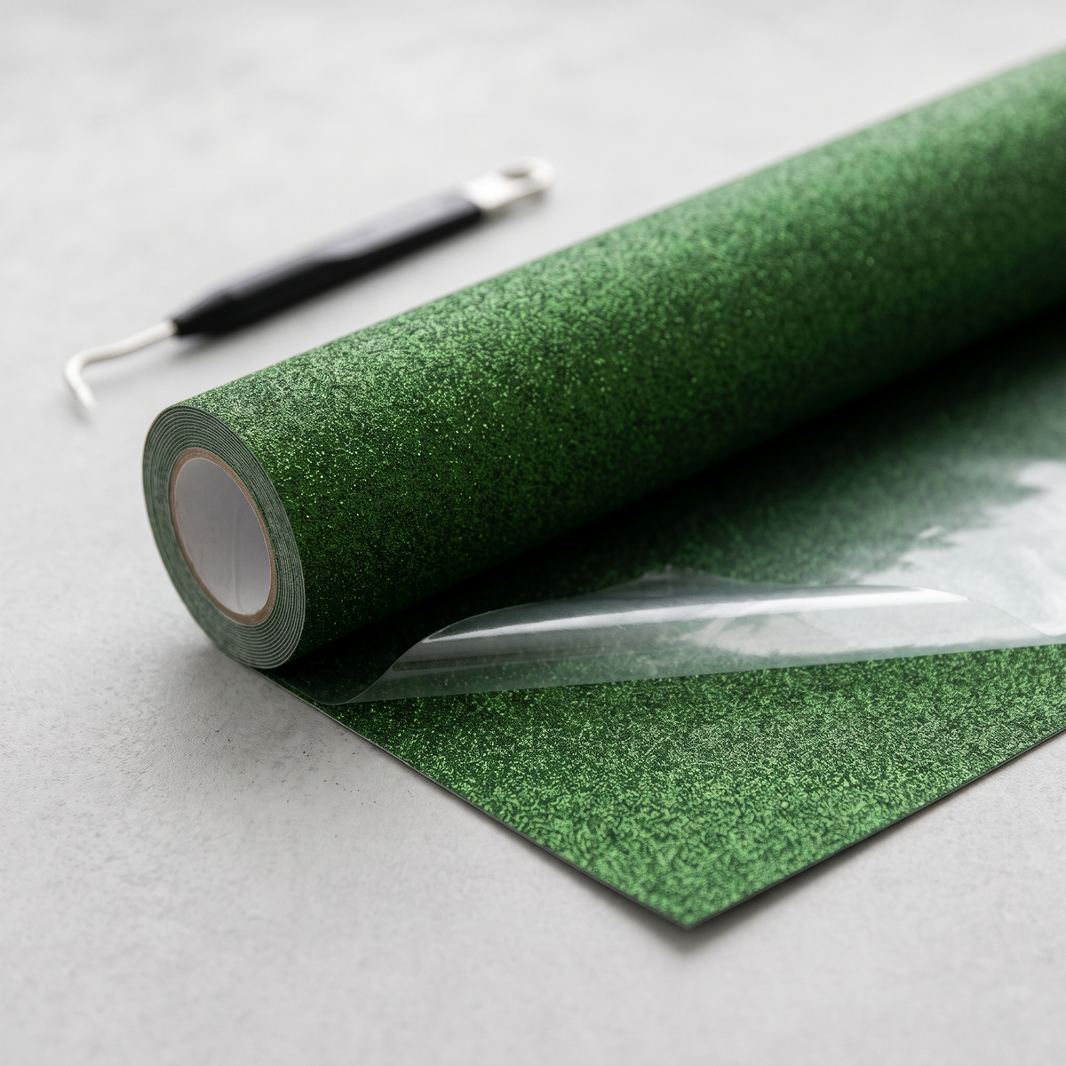 Grass Glitter HTV roll
