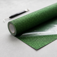 Grass Glitter HTV roll