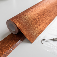 Copper Glitter HTV roll