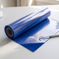 Royal Blue StripFlock HTV roll