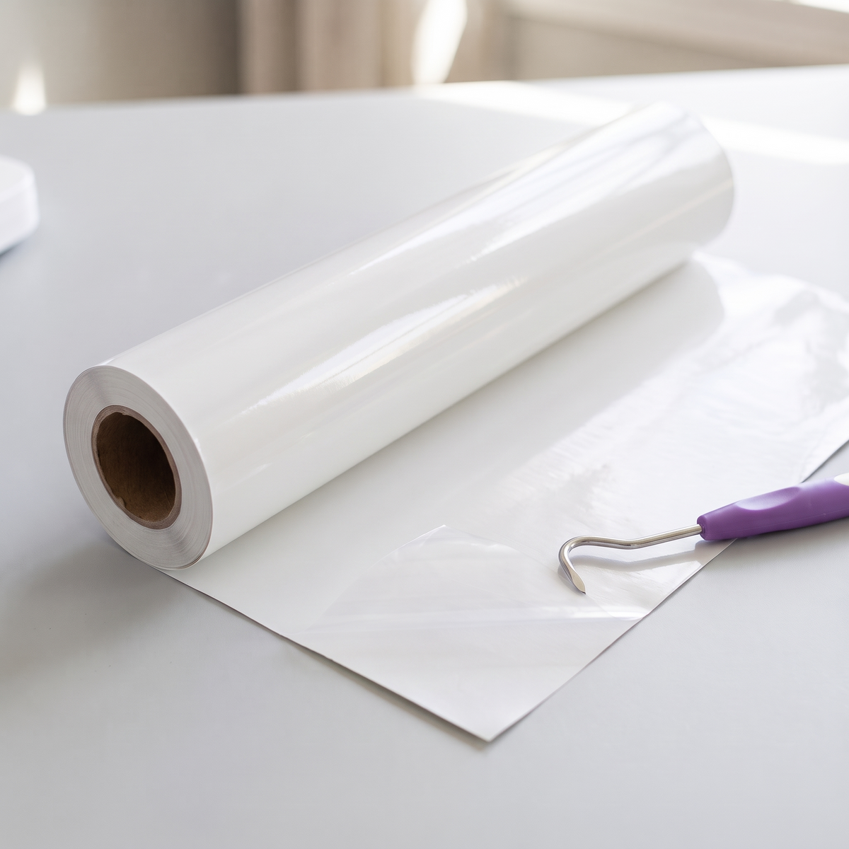 White Smooth HTV roll