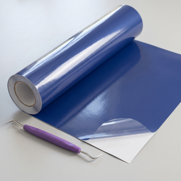 Blue Reflective Adhesive Vinyl roll