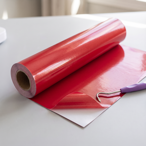 Red Reflective Adhesive Vinyl roll