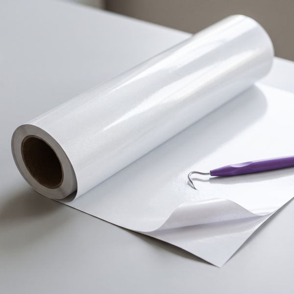 White Reflective Adhesive Vinyl roll