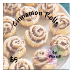 Cinnamon Rolls--Got Waxxx Clam Shells Soy Wax Melt for Warmers