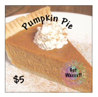Pumpkin Pie--Got Waxxx Clam Shells Soy Wax Melt for Warmers