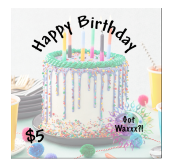 Happy Birthday--Got Waxxx Clam Shells Soy Wax Melt for Warmers
