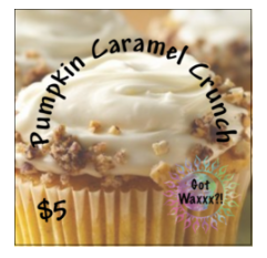 Pumpkin Caramel Crunch--Got Waxxx Clam Shells Soy Wax Melt for Warmers