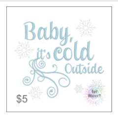 Baby It's Cold Outside--Got Waxxx Clam Shells Soy Wax Melt for Warmers