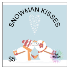 Snowman Kisses--Got Waxxx Clam Shells Soy Wax Melt for Warmers