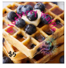 Blueberry Waffle--Got Waxxx Clam Shells Soy Wax Melt for Warmers