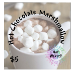 Hot Chocolate Marshmallow--Got Waxxx Clam Shells Soy Wax Melt for Warmers