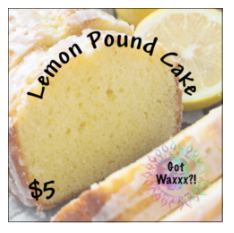Lemon Pound Cake--Got Waxxx Clam Shells Soy Wax Melt for Warmers